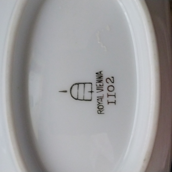 Royal Vienna porcelain dish - Picture 3 of 5